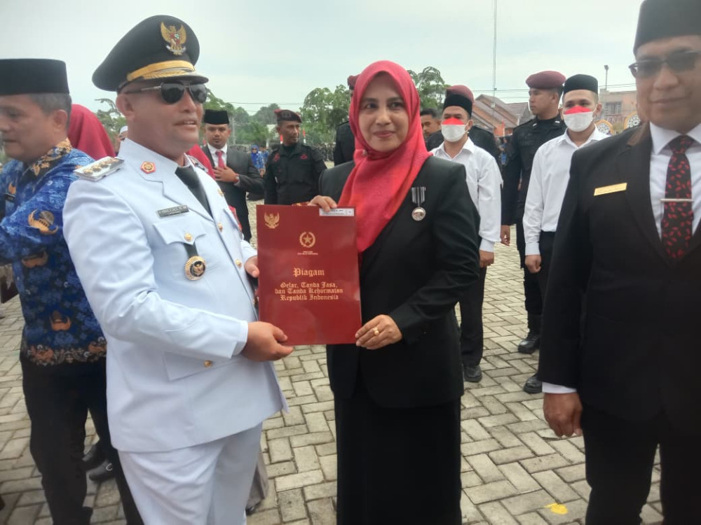 Ayahwa Irup Upacara HUT ke-80 RI di Aceh Utara